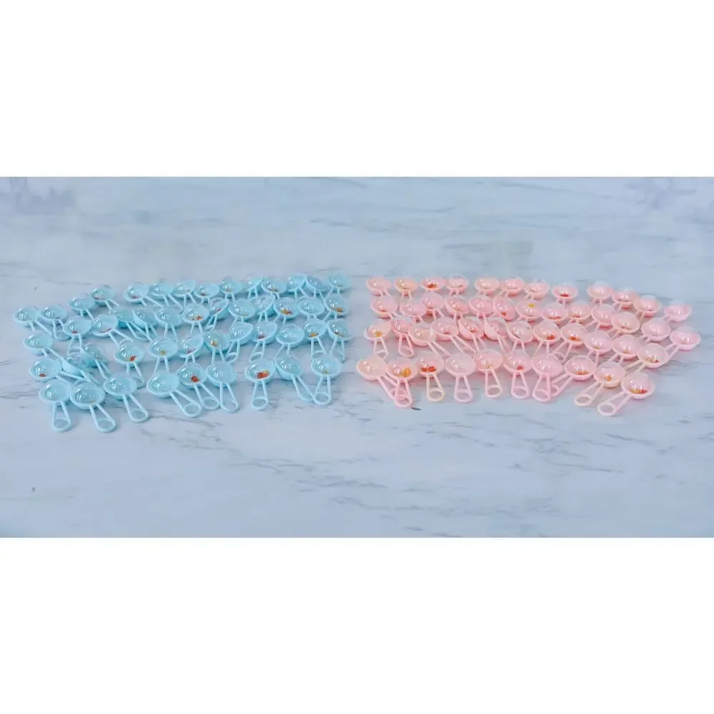 Lot of 95 Miniature Baby Rattles Baby Shower Gender Party Favors Cake Game Charm